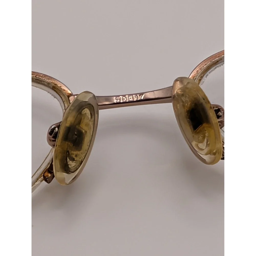 DKNY DY5541-B Eyeglasses Frames Only Rose Gold Half Rim Tortoise Temples 50mm